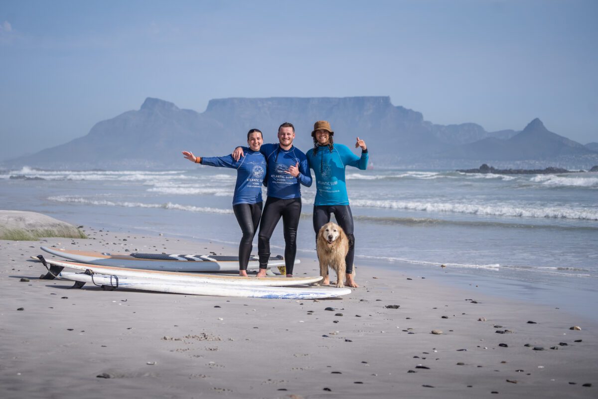 Intermediate Surf Lessons in Cape Town with Atlantic Kite Surf School . Learn how to surf.