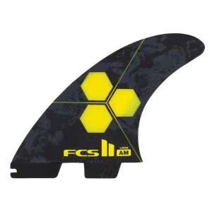 FCSll AM PC LARGE Yellow Tri Fins