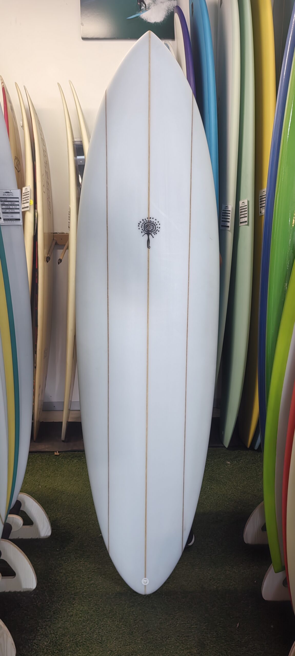 Soul Surf 6'8 All Together ( White ) Triple Stringer - Atlantic