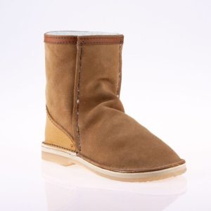 IN-STEP Shorty Boot All Suede – Tan