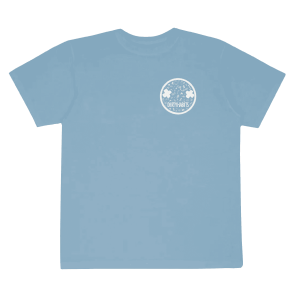 Dirty Habits Doodle Blue OVERSIZE Tee - Cloud Blue