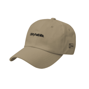 Dirty Habits Logo Dad Hat Tan