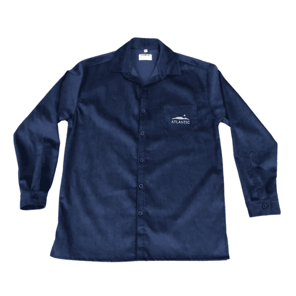 ATLANTIC SURF Corduroy Long Sleeve Shirt Navy - Image 8