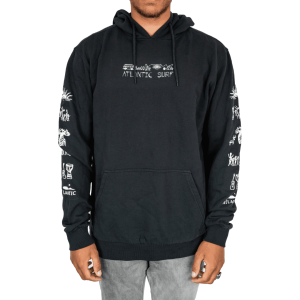 Atlantic Surf Tribal Hoodie - Black