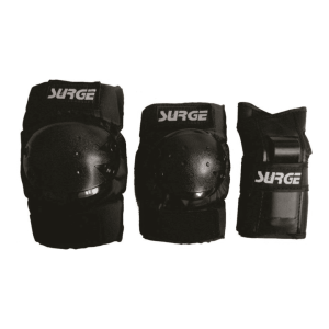 Surge Skateboard Protector Pad Combo - Black