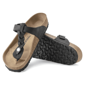 Birkenstock Gizeh Braided Black Oiled Leather