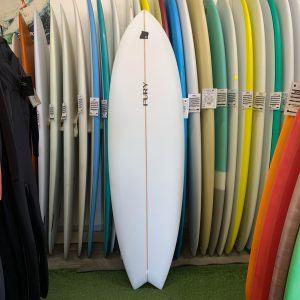 Fury 6'8 WTF Fish (White/grey)