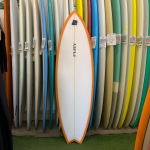 Fury King Fish 5'8 ( 5 Fin Setup / Orange )