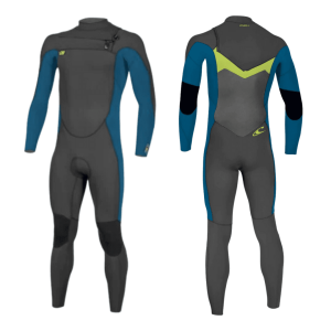 O'NEILL YOUTH NINJA 4/3MM CHEST ZIP FULL WETSUIT