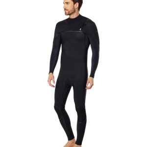 O’Neill Hyperfreak Fire Black Chest Zip Wetsuit (S24)