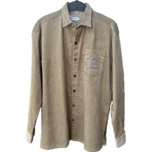 ATLANTIC SURF Corduroy Long Sleeve Shirt  Stone