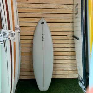FURY 5'8ft F-Bomb Surfboard (White )