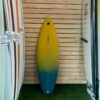 FURY 5'8 F-Bomb Surfboard (Yellow/Blue) - Atlantic Surf Co.