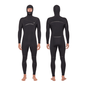 4/3mm Liquid Sealed Thermal Hooded Chest Zip Wetsuit