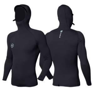 VISSLA WARM SEAS ECO HOODED LONG SLEEVE RASH GUARD