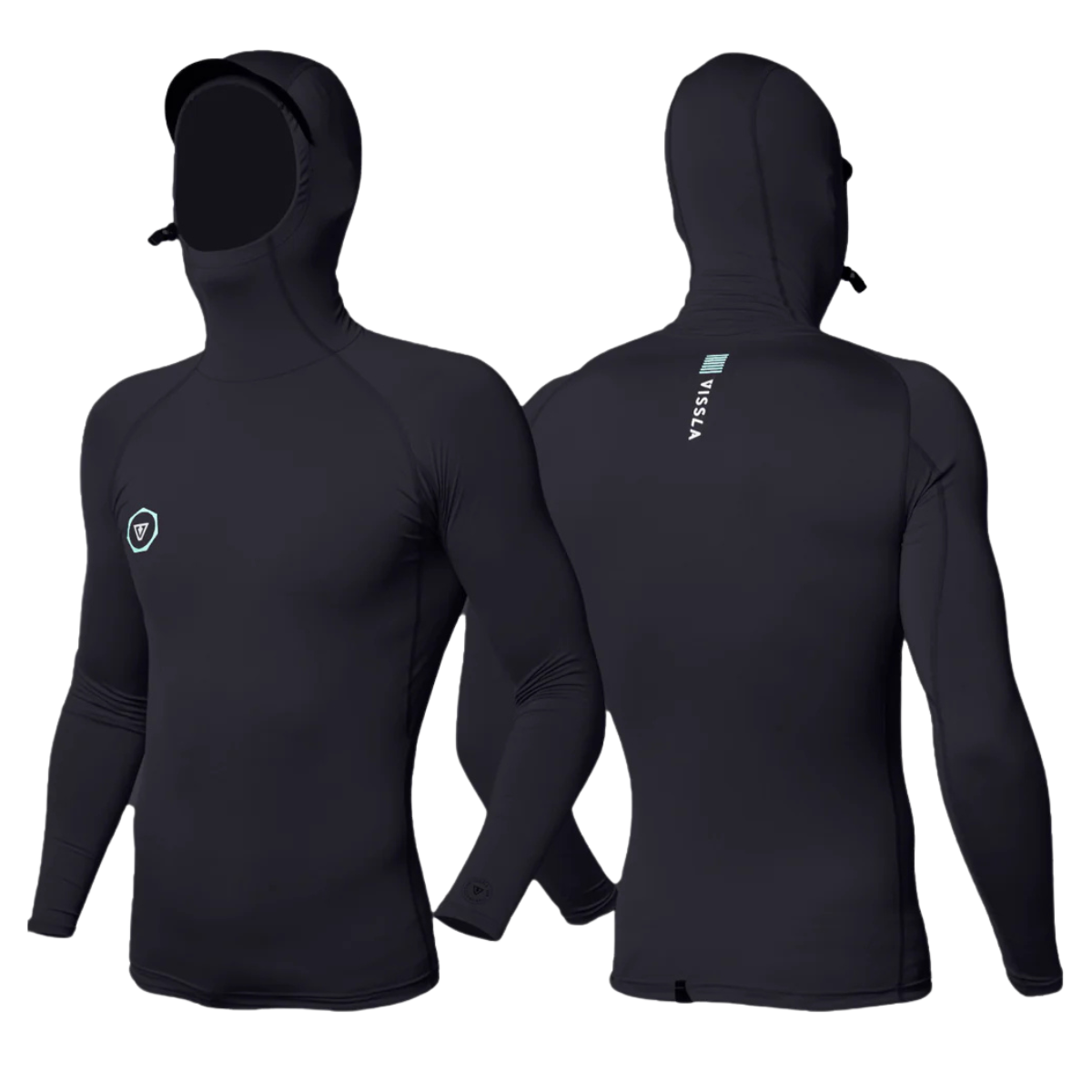 VISSLA WARM SEAS ECO HOODED LONG SLEEVE RASH GUARD