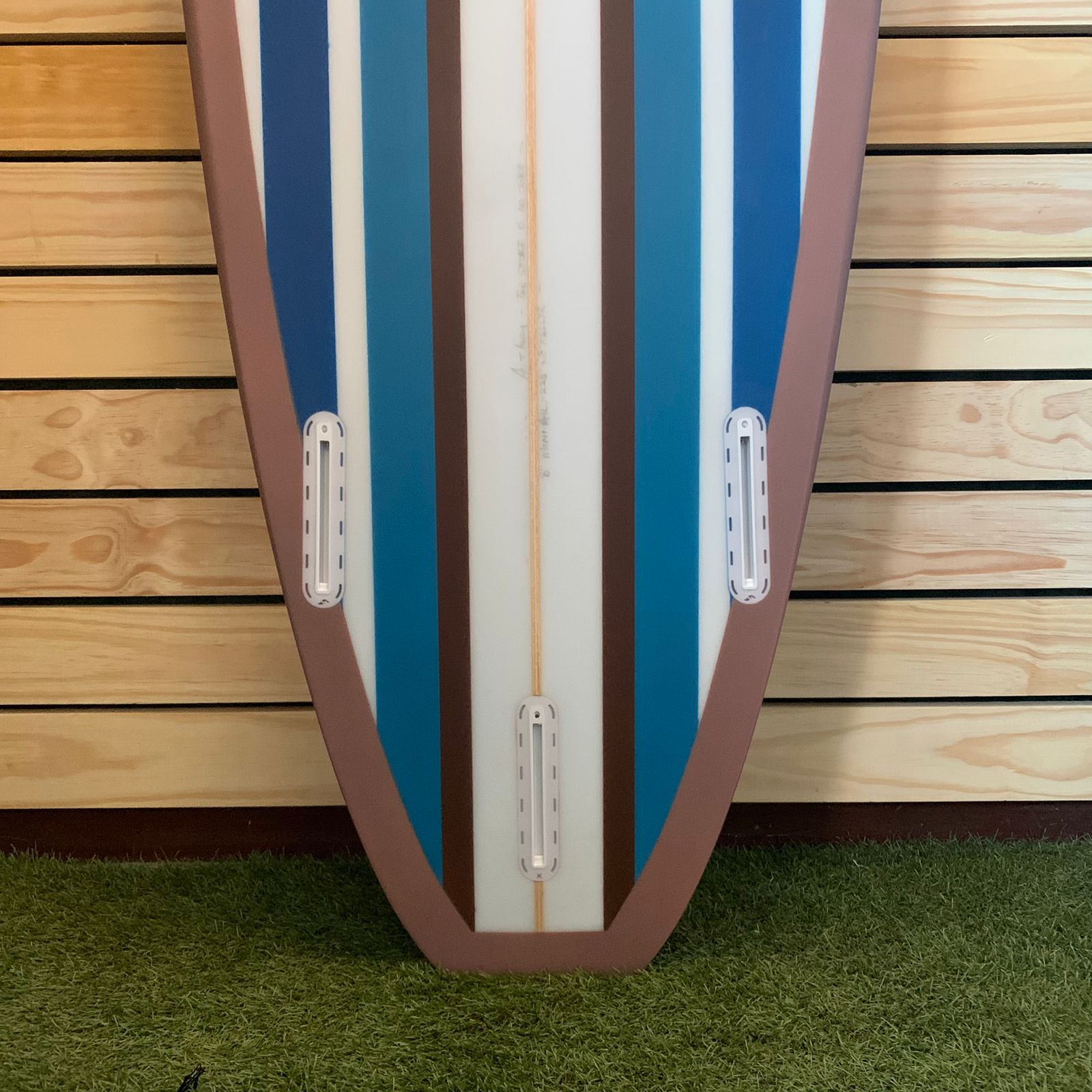 Soul Surf 8'0" Minimal (Blue/Brown/White Strip) - Image 3