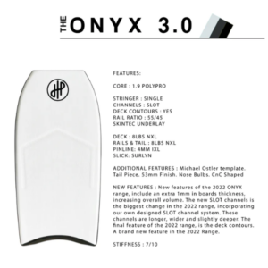Hand Picked ONYX BODYBOARD