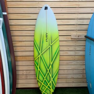 Fury 6'0'' TimeBomb (Green/Yellow line)